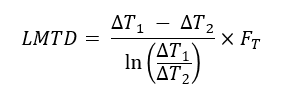 lmtd with correction factor